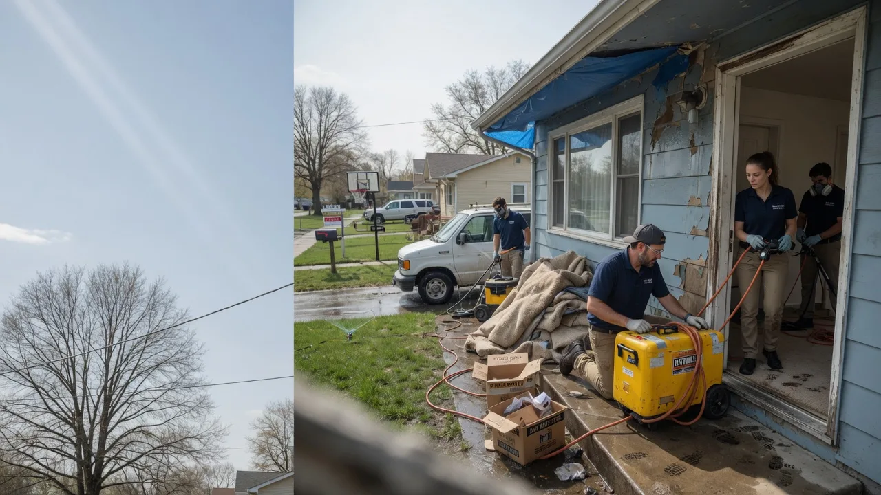 Basement Flood Cleanup in Garden Plain, KS near me
